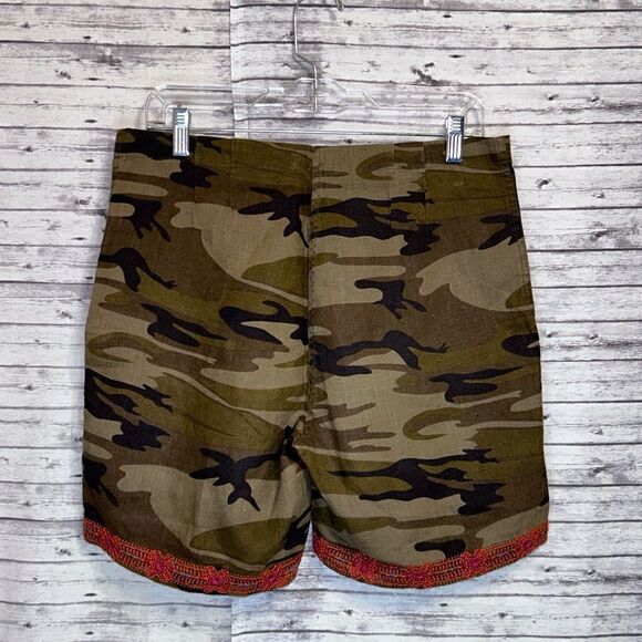 Johnny Was Burke Linen Shorts - Picture 4 of 11